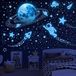 531 Stuks Étoiles et Planètes Luminescentes Autocollantes - Décoration Galaxie Astronaute Fusée Vaisseau Spatial Extraterrestre
