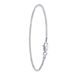 Lucardi Dames Armband - 925 Zilver - Armband - Cadeau - 19 cm - Zilverkleurig