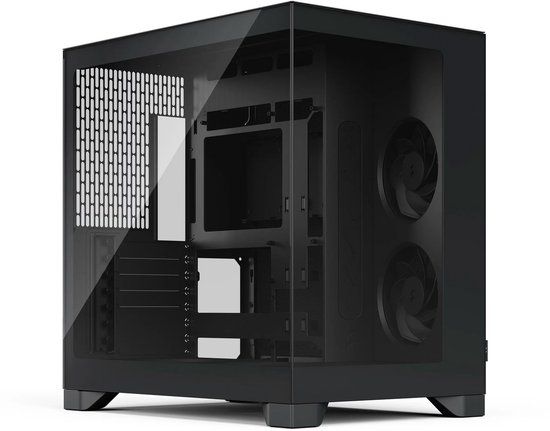 Fractal Design Pop 2 Vision Black - Mid-Tower - ATX, M-ATX, Mini-ITX - incl. 4x Aspect 12X Reverse Black non-PWM case fans
