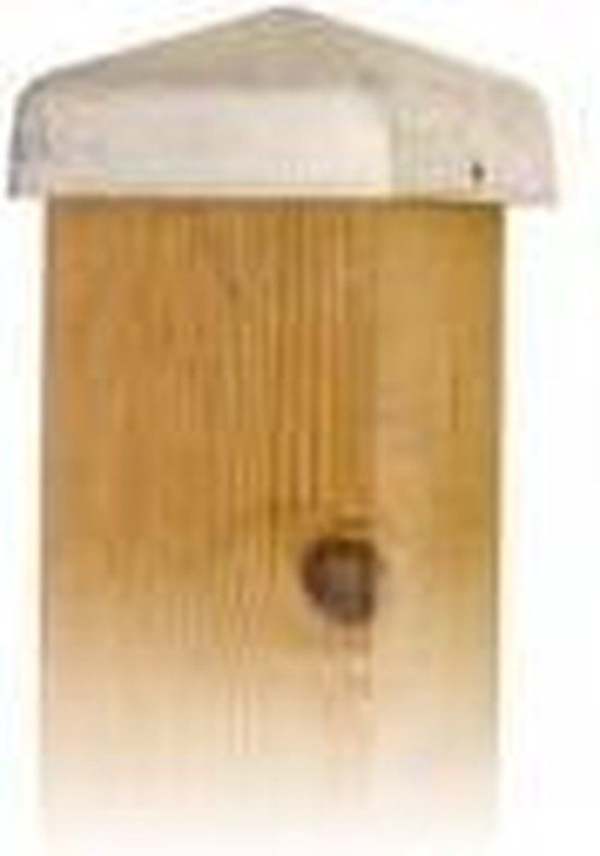 Merkloos G'Artdeco Paal-ornament piramide verzinkt 91x91 mm