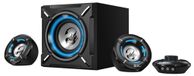 Genius repro GX GAMING SW-G2.1 1000, gaming, éclairé, 2.1, 26W, noir-bleu