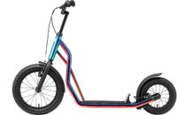 STAR SCOOTER Autoped - 16 inch + 12 inch - Neon Chroom