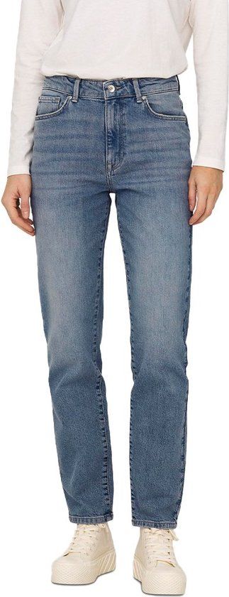 ONLY Emily Stretch Straight Ankle Fit Jeans - Medium Blue Denim - Women's