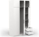 CBA Kledingkast Spectre 120cm 6 Deuren & 2 Lades - Mat Wit