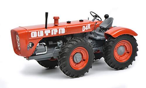 Schuco 450897300 Dutra 450897300-Dutra D4K, tractor, modelauto, hars, 1:32, rood