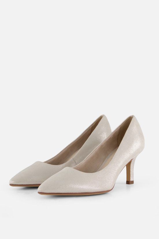 Tamaris Pumps zilver Leer - Maat 41