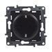 Legrand 398252 stopcontact 2P+T, 16 A, voor inbouwinstallatie, serie Niloé Step, antraciet