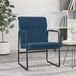 VidaXL Loungestoel 55x64x80 cm stof blauw