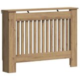 vidaXL Haba Trading B.V. Radiator Cover Artisan Eiken 112 x 19 x 81,5 cm Bewerkt hout