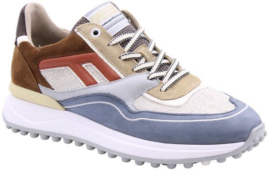 Floris van Bommel Sfm-10139 Noppi Sneakers - Suède - Heren - Bruin - Maat 40⅔