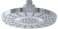 Gedy Light Douchekop 1 straal, kunststof, ABS en San, chroom, 20,50 x 20,50 x 8,00 cm