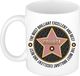 Bellatio Decorations Cadeau koffiemok voor de beste collega - walk of fame - keramiek - 300 ml