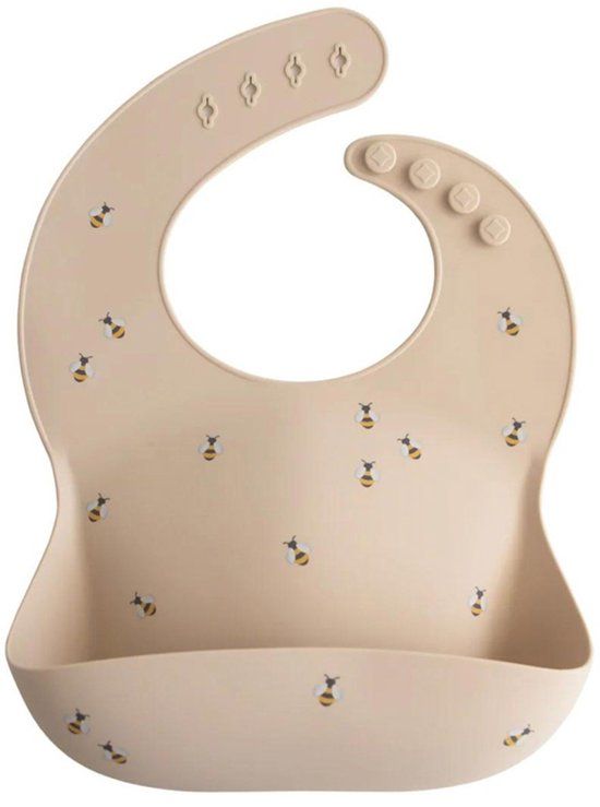 Mushie Siliconen Slab - Bee