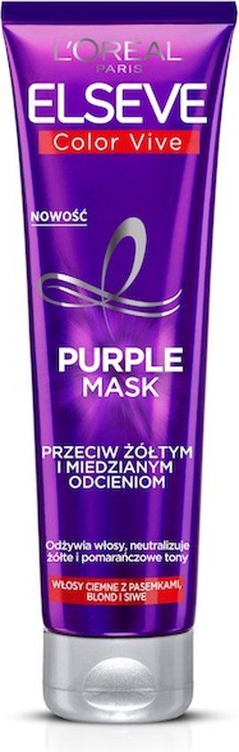 L’Oréal Paris L'Oreal Elseve Color-Vive Purple Mask For Hair Against Yellow And Copper Tones 150Ml