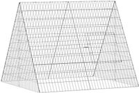 vidaXL Kippenhok, zilver, 110 x 100 x 85 cm, verzinkt staal