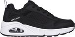 Skechers Uno - Powex Unisex Sneakers - Zwart