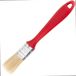 Set de 25 pinceaux plats avec manche rouge