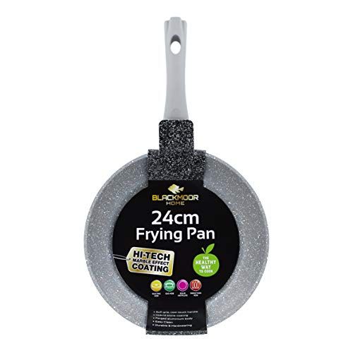 Blackmoor Koekenpan - 24cm - Grijs - Anti-aanbaklaag - Inductie Geschikt