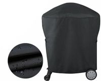 Merkloos Housse de grill - Noir - Tissu Oxford - Imperméable - Résistant aux déchirures et aux UV - 54x76x69cm