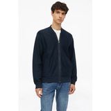 s.Oliver sweatvest - blauwzwart