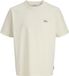 Jack & Jones T-shirt Jjedover Graphic Tee Ss Crew Neck S 12288005 Antique White Mannen Maat - XL