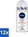 Nivea Deodorant Roll-On Talc Sensation Antitranspirant 50 ml Voordeelverpakking 12 stuks