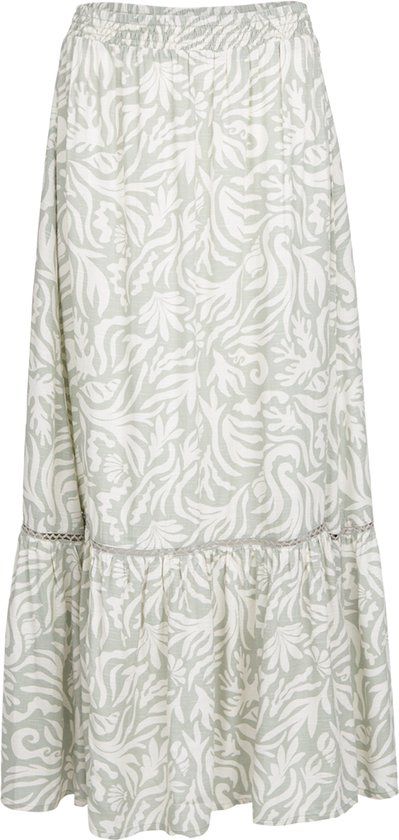 Brunotti Romaine-Print Rok Aqua Grey Dames 100% Viscose XL