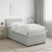 Maison Exclusive - Lit Boxspring avec matelas gris clair 90 x 200 cm velours