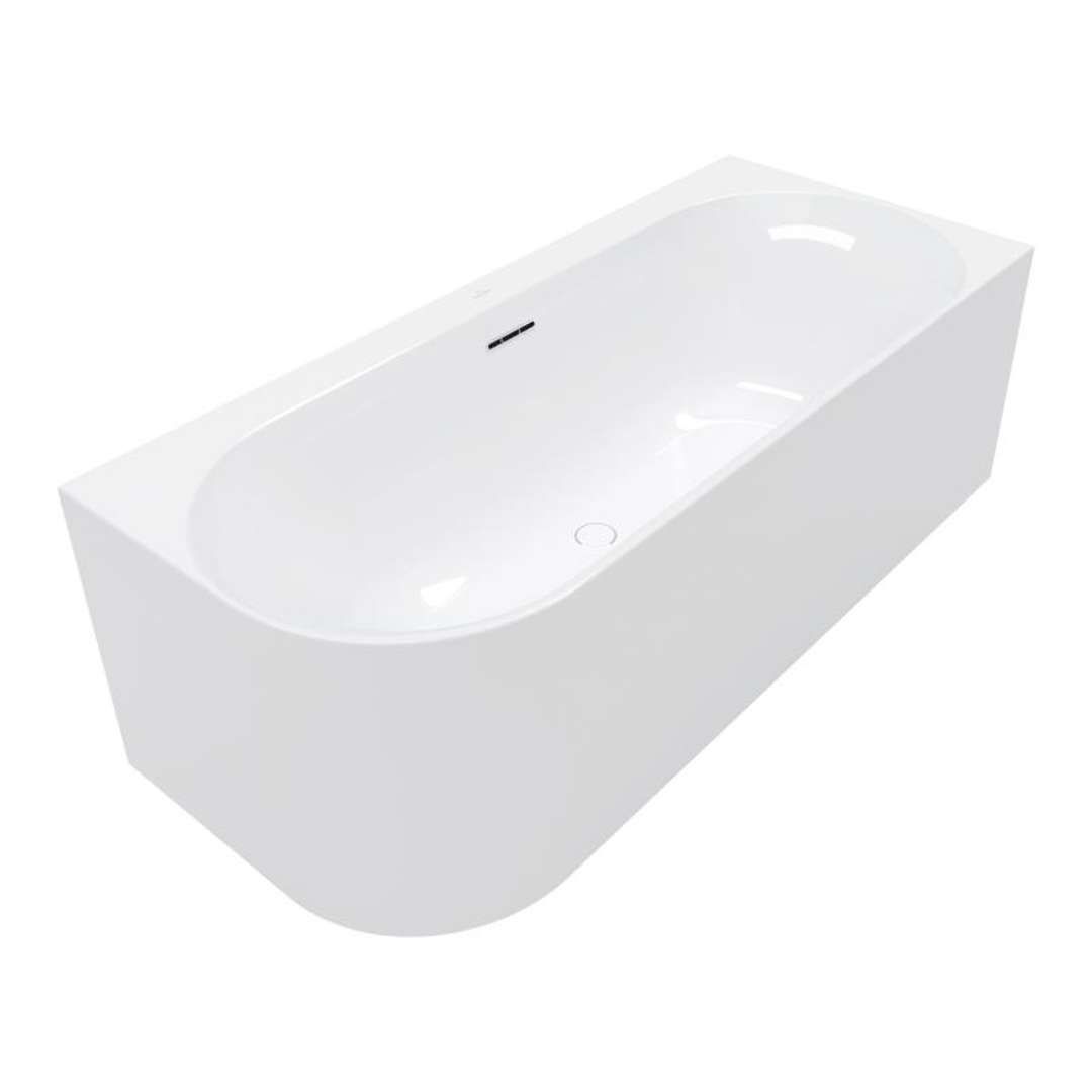 Villeroy & Boch Loop & Friends Hoekbad - 170x75cm - Hoek Rechts - Wit Glans - Acryl