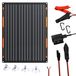 Chargeur de batterie solaire - 12 V - 20 W - Étanche IP67 - Chargeur d'entretien pour voiture et bateau