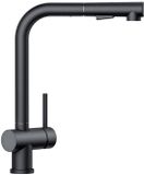 Unyqoos® Robinet de cuisine moderne avec douchette extractible et design pivotant à 360 degrés