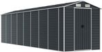 vidaXL Tuinschuur 191x725x198 cm gegalvaniseerd staal antracietkleurig