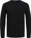 JACK&JONES JJEHILL KNIT CREW NECK NOOS Heren Gebreide Truien Zwart XS
