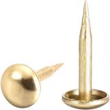 Merkloos / Sans marque Allecto plus - Bekleding nagels met gouden tint voor meubels - 50 stuks - 6 mm diameter 10 mm hoogte
