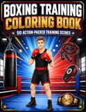 Boxing Training Coloring Book