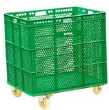 Softee PU Mand Met Wielen Groen 47.5x53.5x62 cm