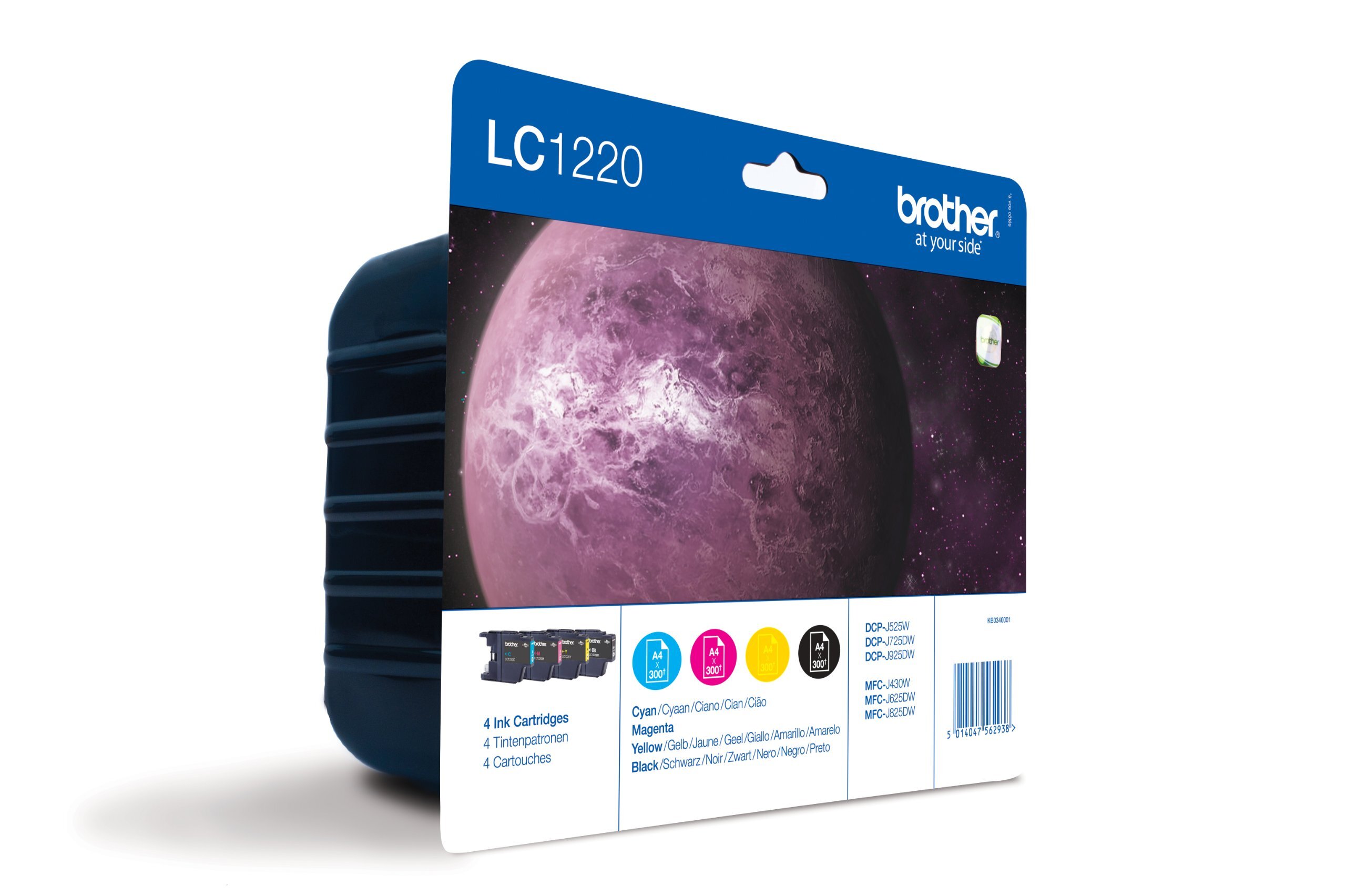 Brother LC-1220VALBPDR multi pack / cyaan, geel, magenta, zwart