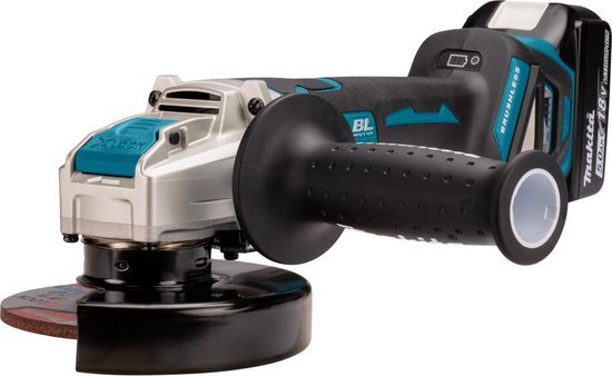 Makita DGA519RTJ Haakse Slijper X-Lock 18V 5.0Ah Li-Ion 125mm +