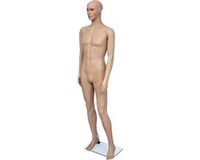 vidaXL - Etalagepop - man - Beige - Kunststof