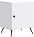 vidaXL Table de chevet blanc 43 x 34,5 x 50 cm bois traité