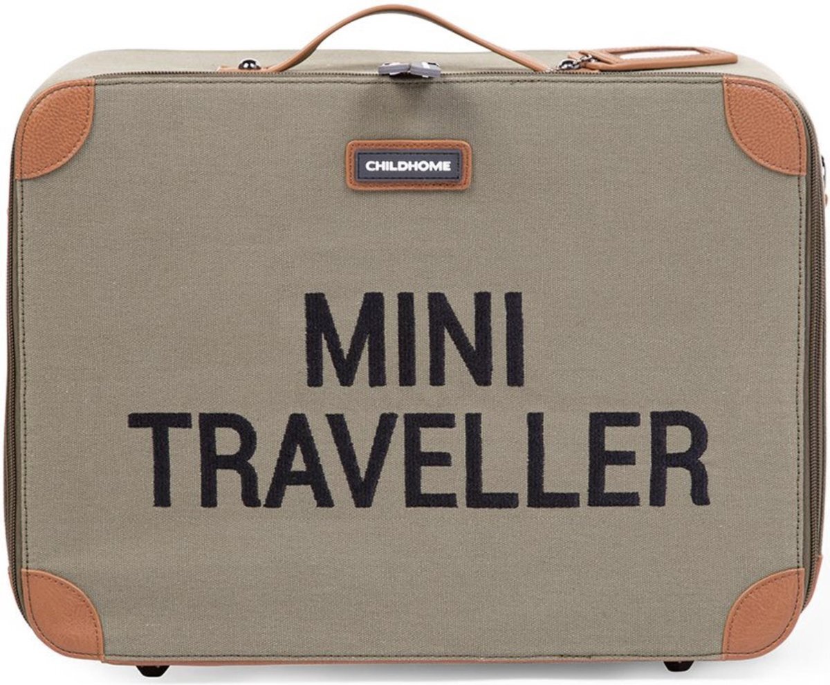 Childhome CHILD HOME Kinderkoffer Mini Traveller canvas khaki