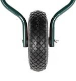 Springos Kruiwagen | Opvouwbaar | Kruiwagenwiel | 50L | 30kg Draagvermogen | Groen