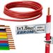 EBROM - 10 meter aderleiding enkeldraads - H07V-U 1,5mm2 rood