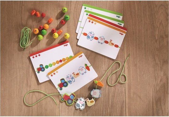 HABA Rijgspel Boerderijvrienden - Educatief spel - 2+ jaar