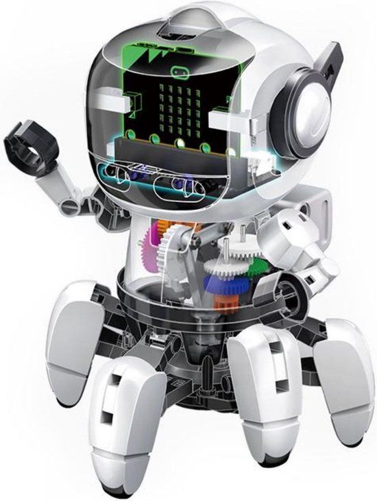 Velleman Tobbie II Micro:Bit Kit - Robotkit - Wit - 118-delig