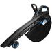 HÖGERT TECHNIK Accu-bladblazer, bladzuiger, 2 x 18 V, borstelloze tuinblazer met zuigfunctie, variabel toerental, opvangzak 45 l, draadloos voor tuin, erf en terras