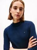 Tommy Hilfiger Dames Lange Mouwen Shirt Katoen XXS Marineblauw