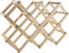 Svenska Living Wijnrek voor 10 flessen - hout - 31 x 45 x 12 cm
