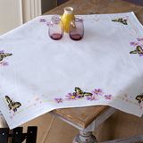 Vervaco Aïda tafelkleed kit - Koninginnepages op asters - PN-0156337