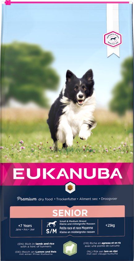 Eukanuba Mature Senior Lam & Rijst - Hondenvoer - 12 kg